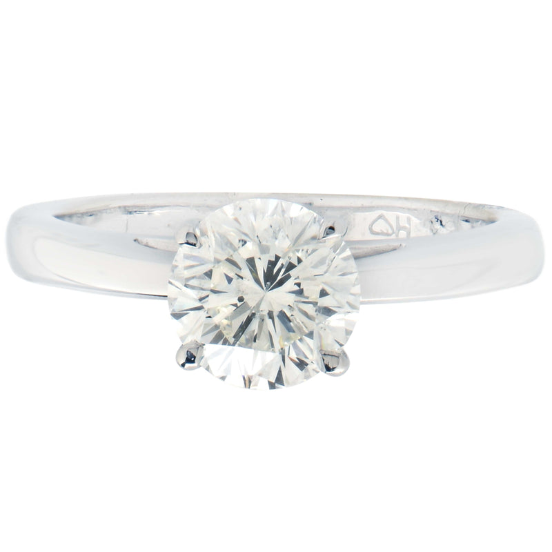 1.51 Carat Round Brilliant Cut Diamond Engagement Ring