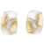 Enamel and Diamond Earrings in 14Karat White Gold