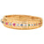 18K Yellow Gold French Volaire Multi-Gemstone Bracelet | 38.3g