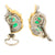 Raymond Yard Emerald and Diamond Earrings