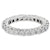 2 Carat Diamond Eternity Band in 18 Karat White Gold