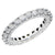 2 Carat Diamond Eternity Band in 18 Karat White Gold