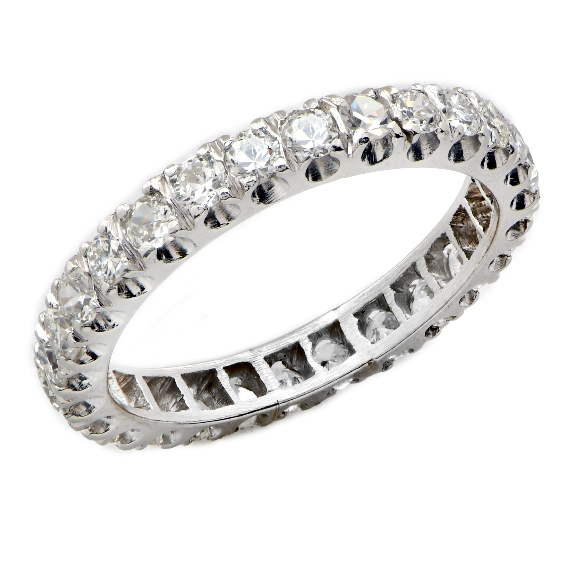 1.6 Carat Diamond Eternity Band in Platinum