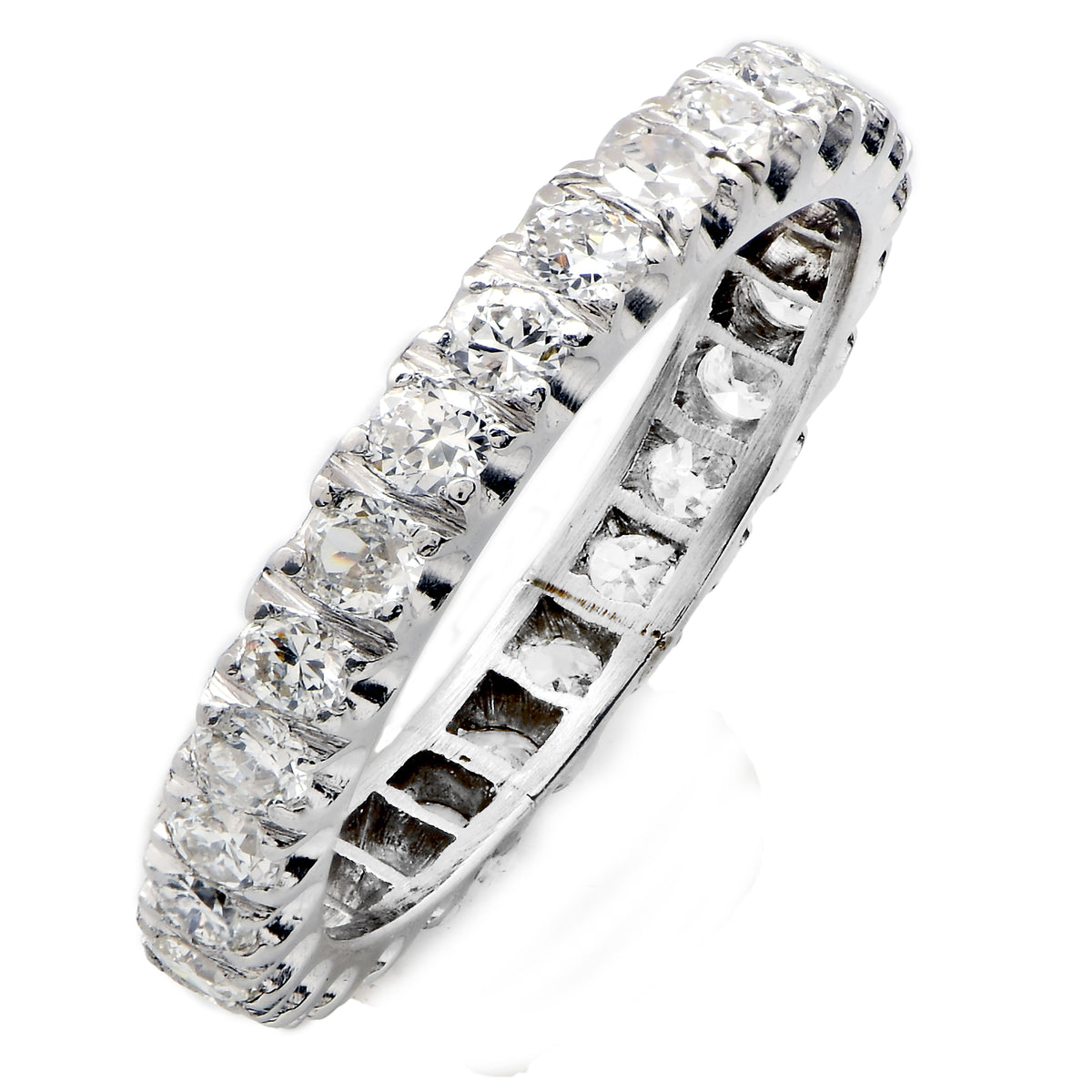 1.6 Carat Diamond Eternity Band in Platinum