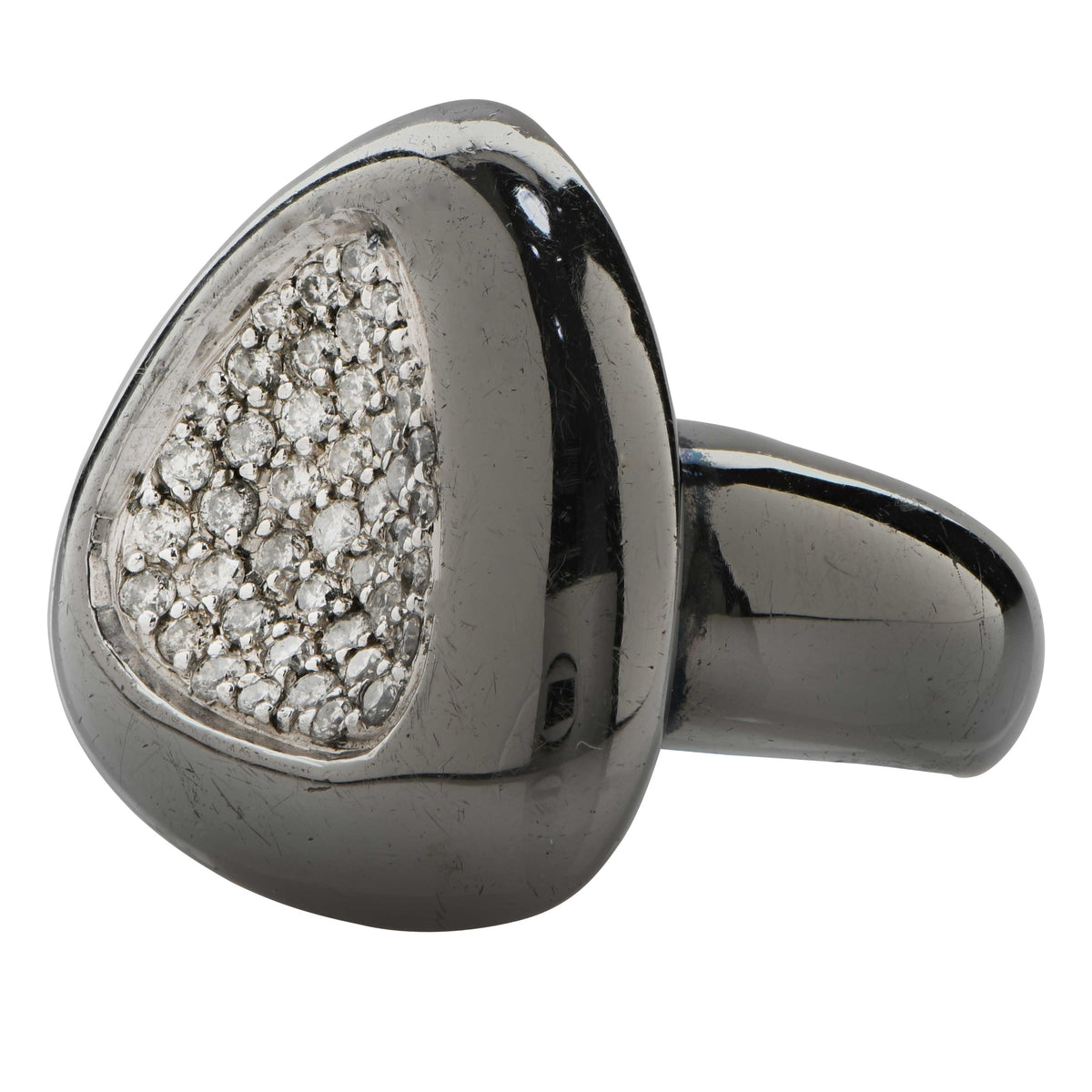 Roberto Coin Capri Plus Diamond on Silver Ring