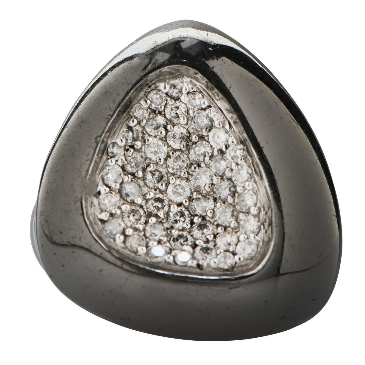 Roberto Coin Capri Plus Diamond on Silver Ring