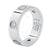 Cartier Three Diamond Love Ring in 18 Karat White Gold