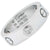 Cartier Three Diamond Love Ring in 18 Karat White Gold