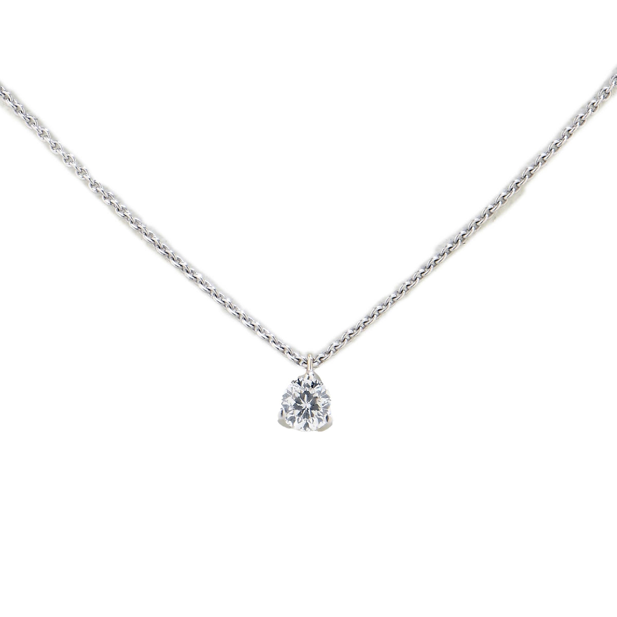 Roberto Coin .40 Carat Round Brilliant Cut Diamond Pendant