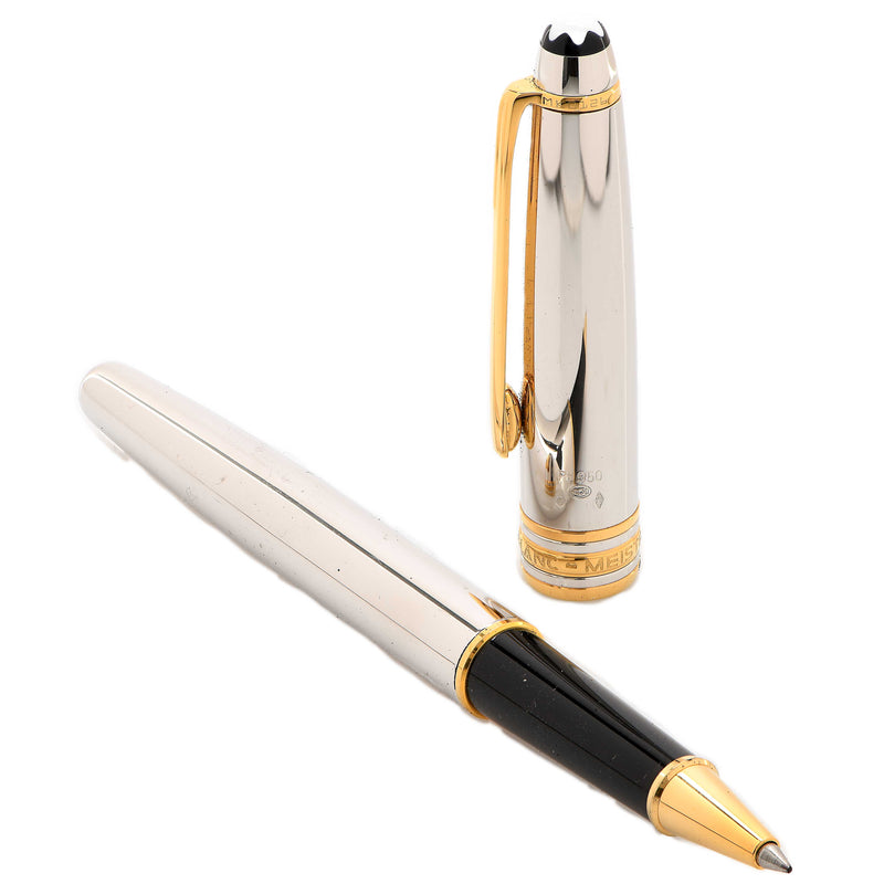 The Montblanc Meisterstück Solitaire Pure Platinum 950 Classique Ballpoint Pen Model 18025