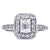 .45 Carat GIA Graded H/VS2 Emerald Cut Diamond Engagement Ring