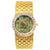 1970's Ebel Watch with Jade Dial and Diamond Bezel on a gold bracelet.
