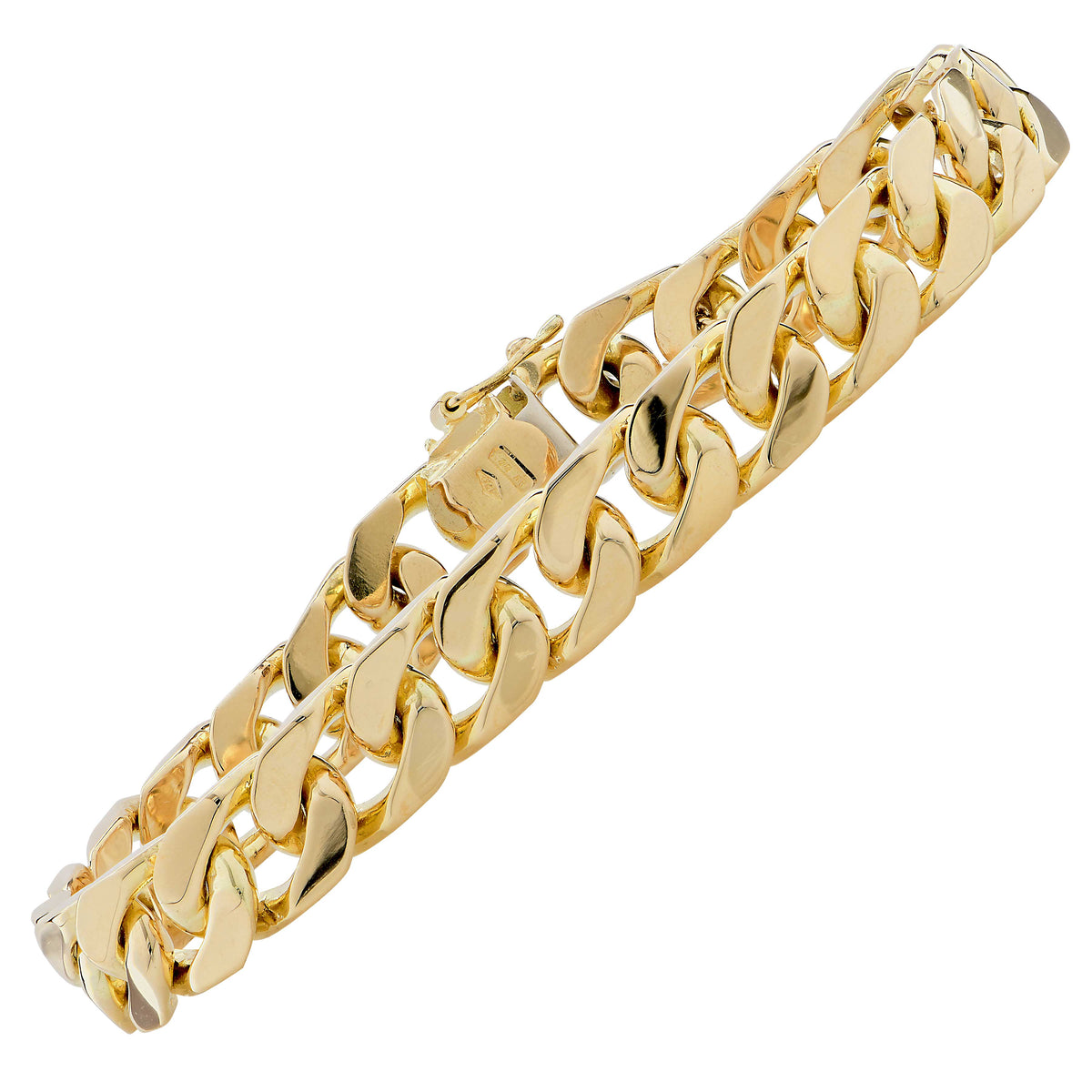 18 Karat Yellow Gold Link Bracelet