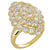 Van Cleef & Arpels Navette Shape Diamond Cocktail Ring in 18 Karat YG