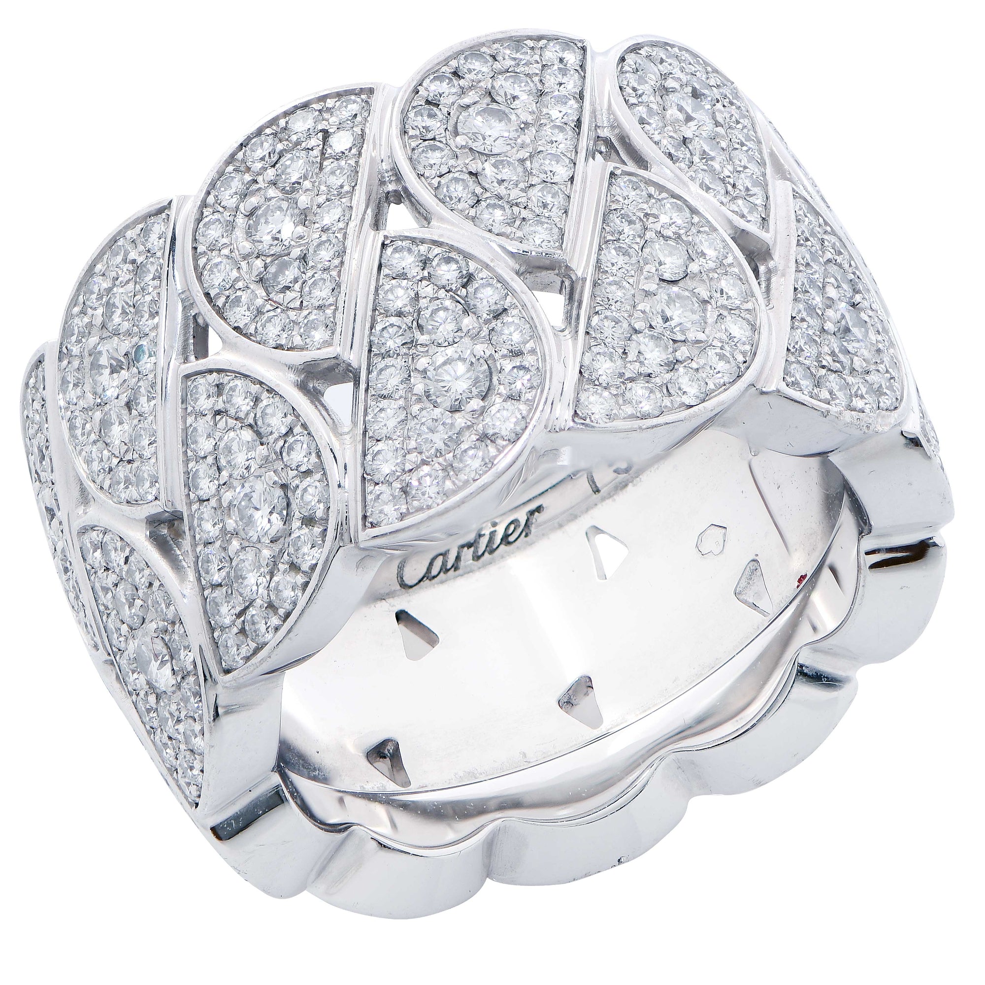 Chanel Coco Crush 18K White Gold Band Ring Size 55 Chanel | The Luxury  Closet