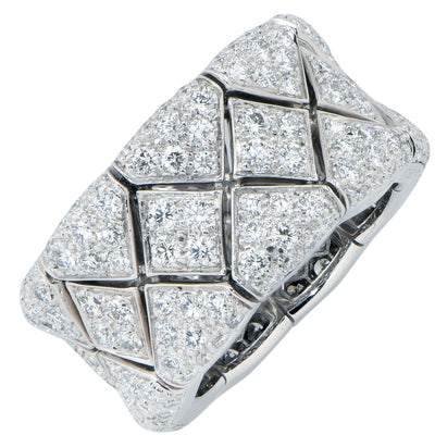 Chanel Coco Crush 18K White Gold Band Ring Size 55 Chanel | The Luxury  Closet