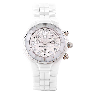 Technomarine Ladies White Ceramic Wristwatch