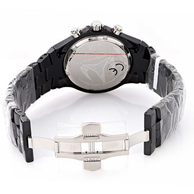 Technomarine TMY Ceramic Black Bezel Sand Blasted Dial Stainless Steel Watch