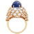 Kurt Wayne 9.8 Carat Natural Cabochon Sapphire Diamond Gold Ring