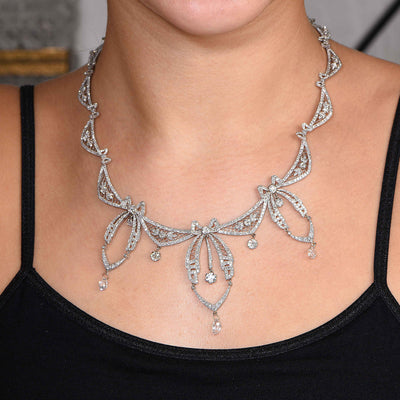 U7 Women's Pendant Platinum Necklace Platinum-Plated : Amazon.in: Fashion