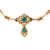 Antique Gold, Emerald and Diamond Necklace, circa 1850