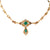 Antique Gold, Emerald and Diamond Necklace, circa 1850