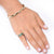 Ladies .55 Carat Diamond Yellow Gold Bangle Bracelet
