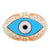 Evil Eye Turquoise Diamond Gold Ring