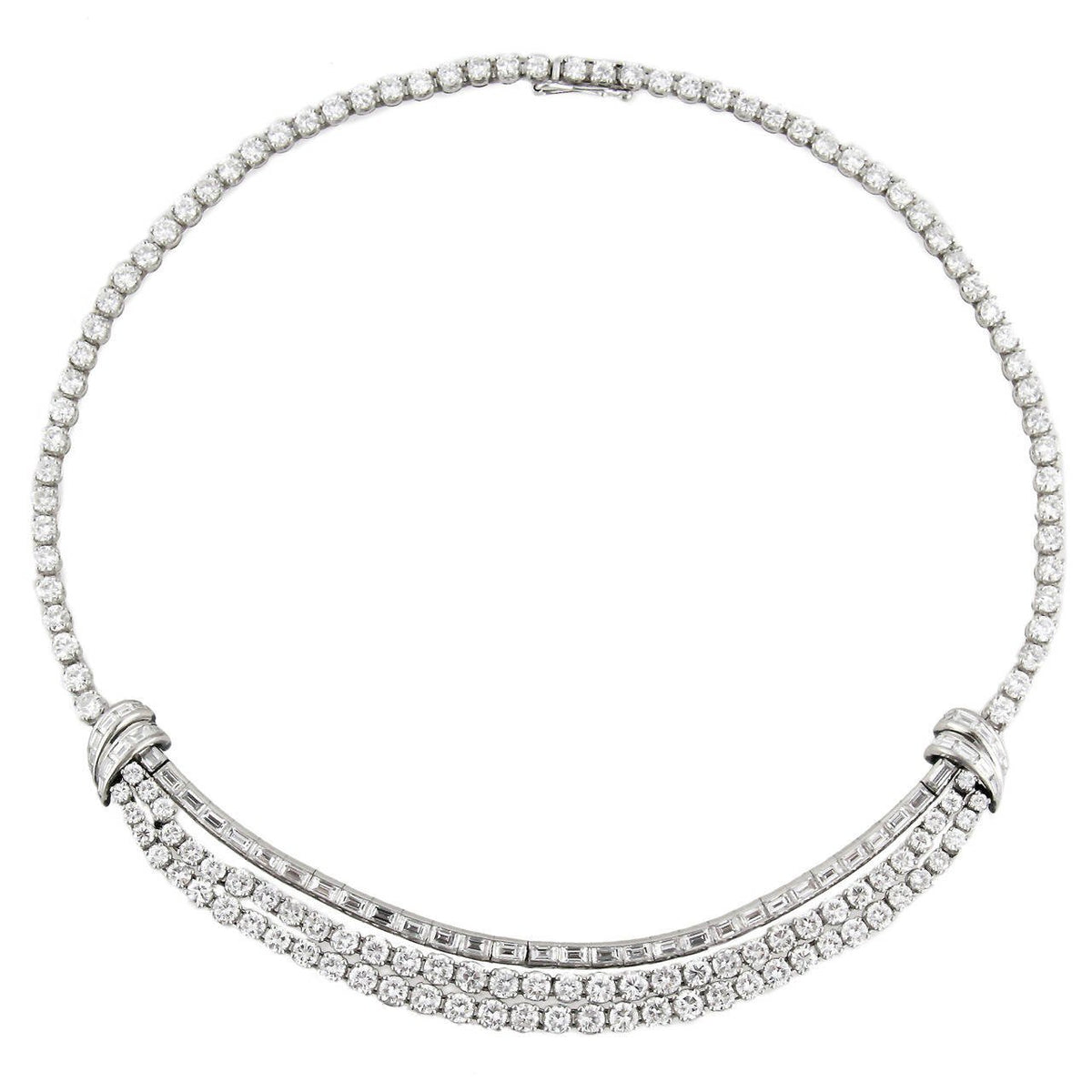 16 Carat Diamond Platinum Necklace