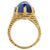 Boucheron Paris 19.10 Carat AGL Natural No Heat Star Sapphire Yellow Gold Ring